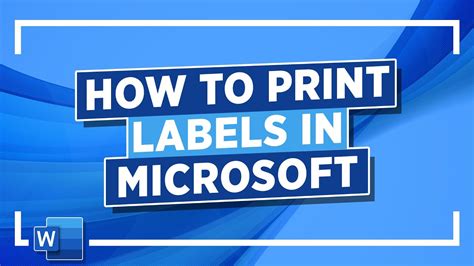 how to print labels on microsoft word and the importance of precision in typography