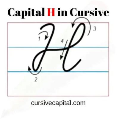 How to Write a Cursive Capital H: A Journey into the Art of Lettering